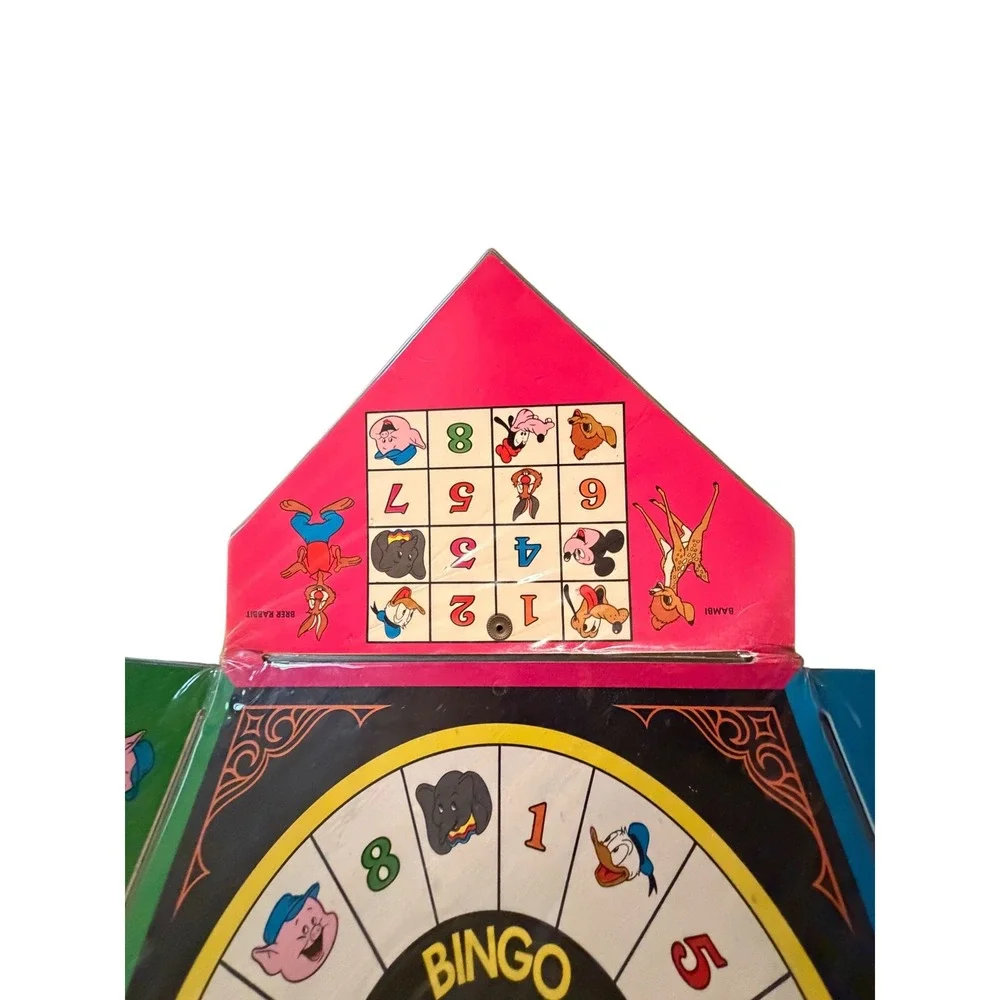 Vintage 1969 Walt Disney Character Bingo Playpack Miner Industries No 4161 Vinyl